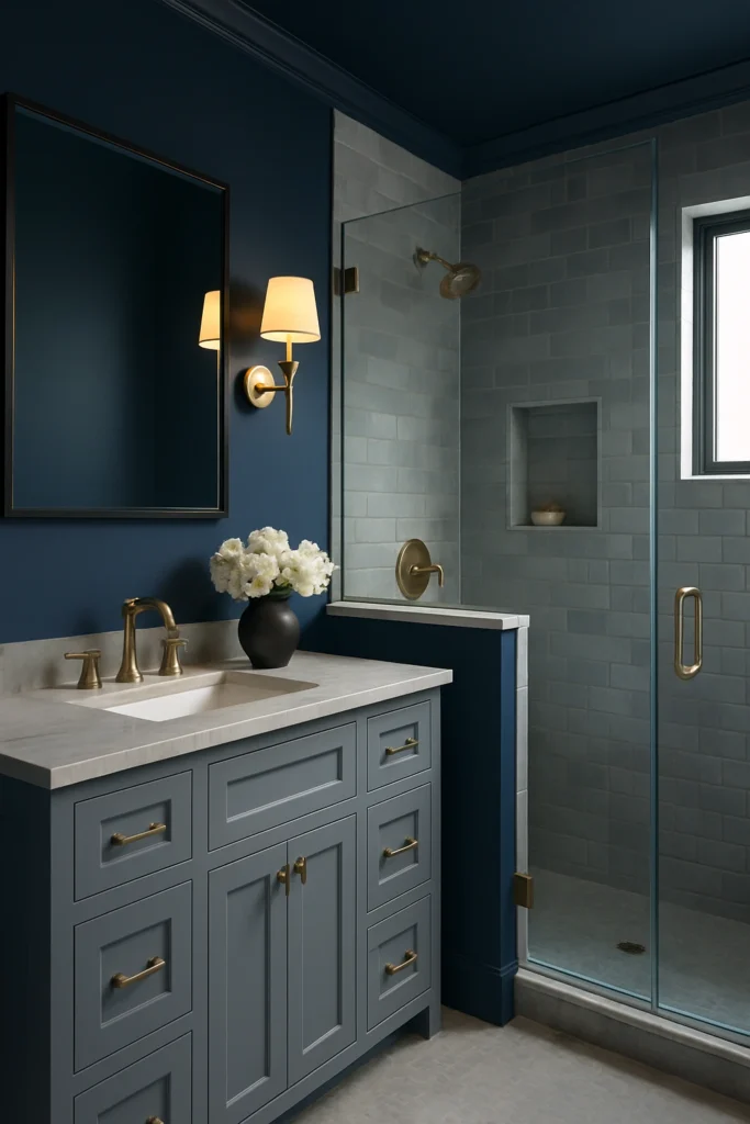 Discover 12 moody blue bathroom ideas that bring depth, style, and sophistication to your space. Perfect for modern, chic, and timeless designs.