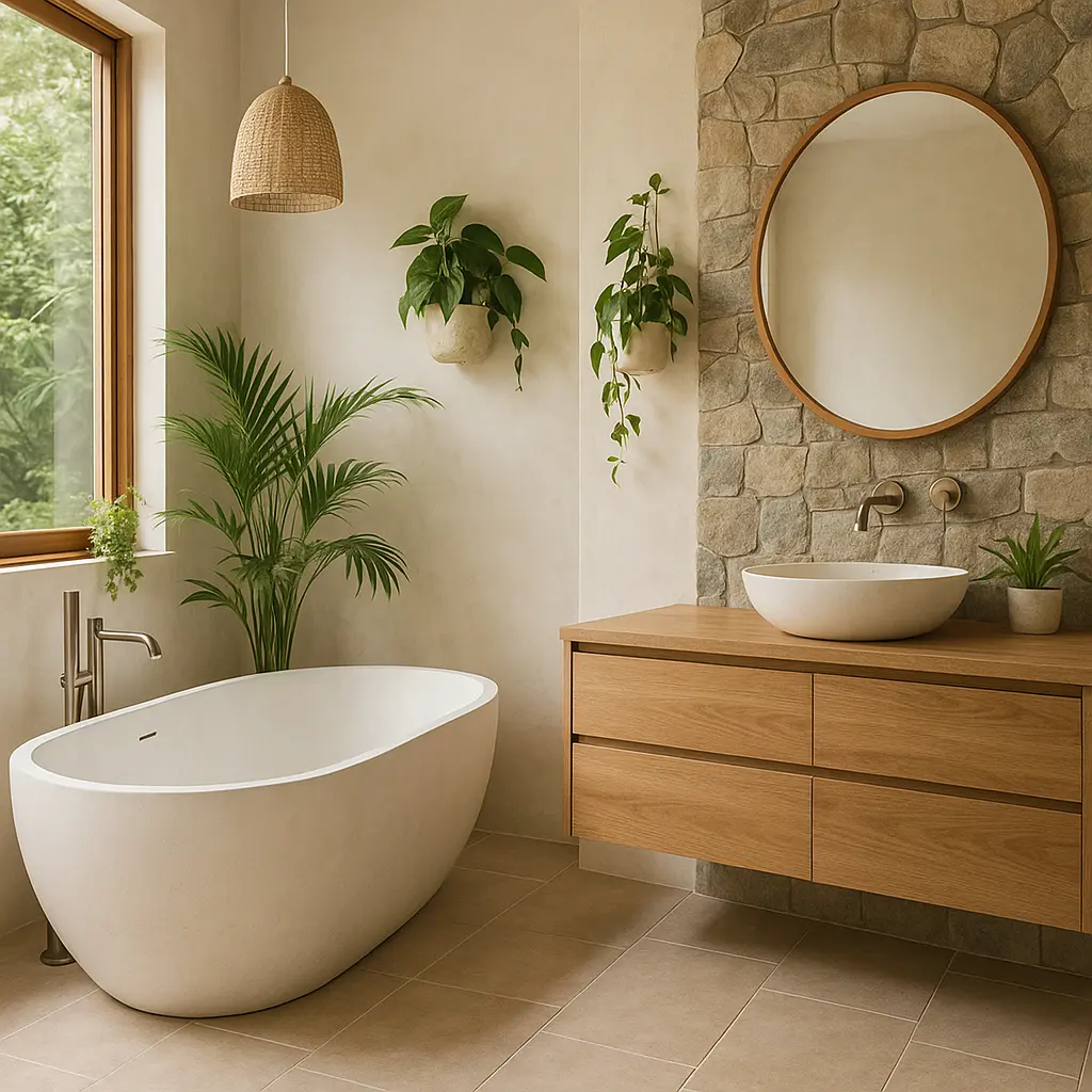 Explore 11Organic Modern Bathroom Design Ideas that mix natural textures, earthy tones, and sleek style for a calming, spa-like retreat.