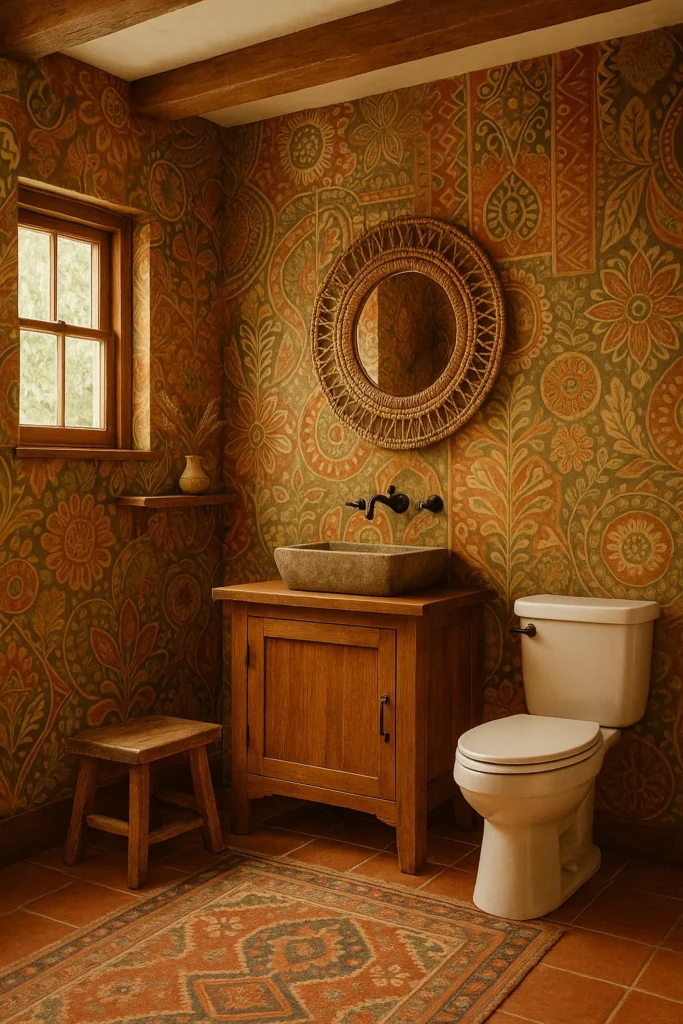 Discover 16 bold bathroom wallpaper ideas that bring style, personality, and a stunning statement to transform your bath space effortlessly.