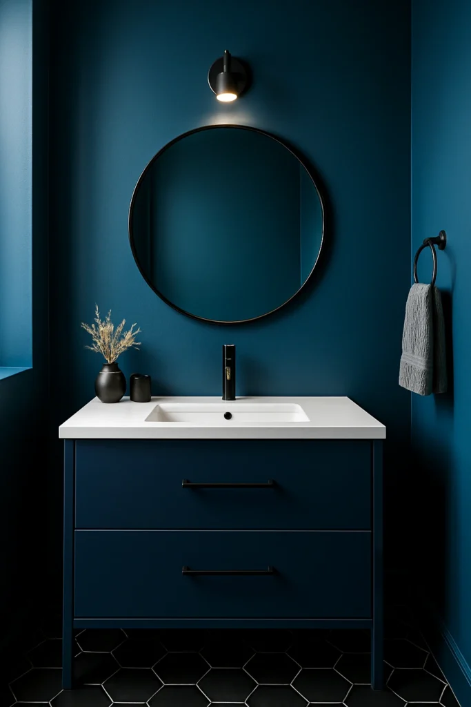 Discover 12 moody blue bathroom ideas that bring depth, style, and sophistication to your space. Perfect for modern, chic, and timeless designs.