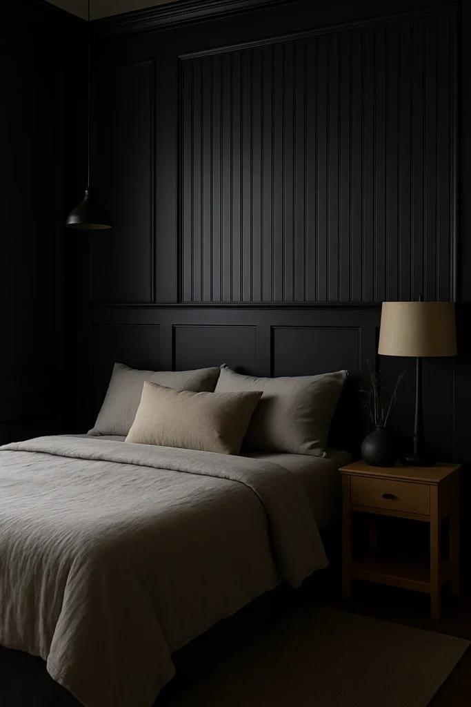 Discover 15 moody black bedroom ideas to create a bold, modern, and stylish space with cozy, dramatic, and timeless design inspiration.