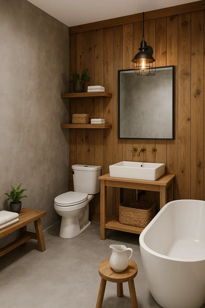 Discover 12 farmhouse bathroom decor ideas that blend rustic charm with modern comfort. Get inspired to create a cozy, timeless bathroom retreat.