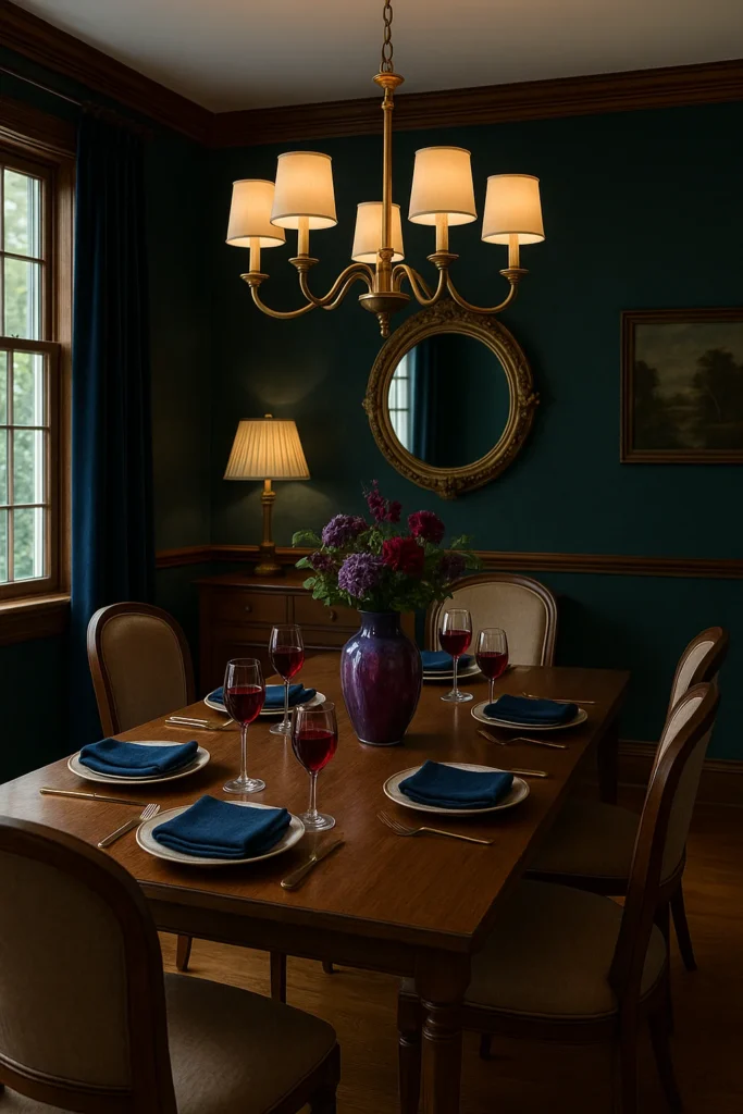 Discover 13 moody dining room ideas that bring drama, elegance, and sophistication to your home. Get inspired with bold designs, rich colors, and stylish décor tips.
