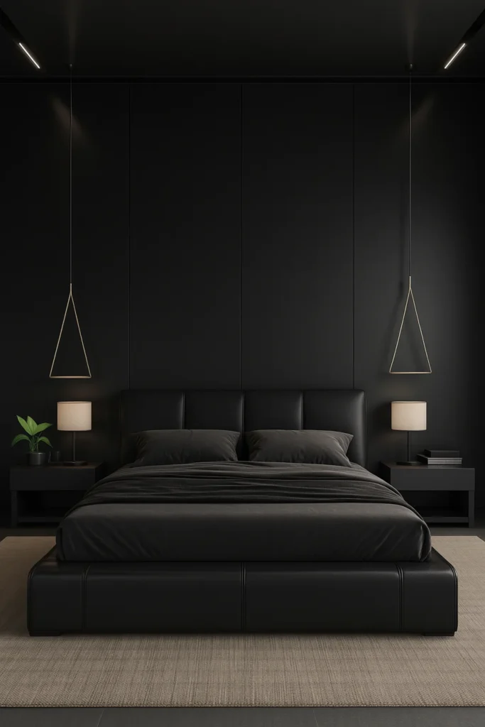 Discover 15 moody black bedroom ideas to create a bold, modern, and stylish space with cozy, dramatic, and timeless design inspiration.
