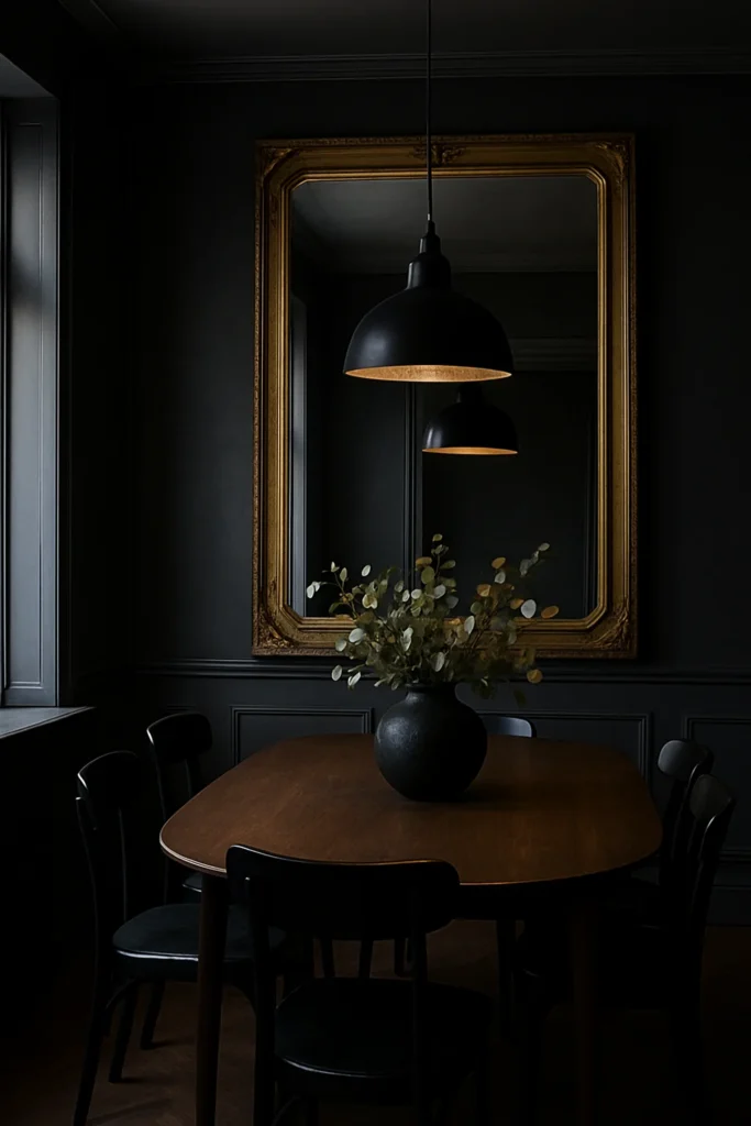 Discover 13 moody dining room ideas that bring drama, elegance, and sophistication to your home. Get inspired with bold designs, rich colors, and stylish décor tips.