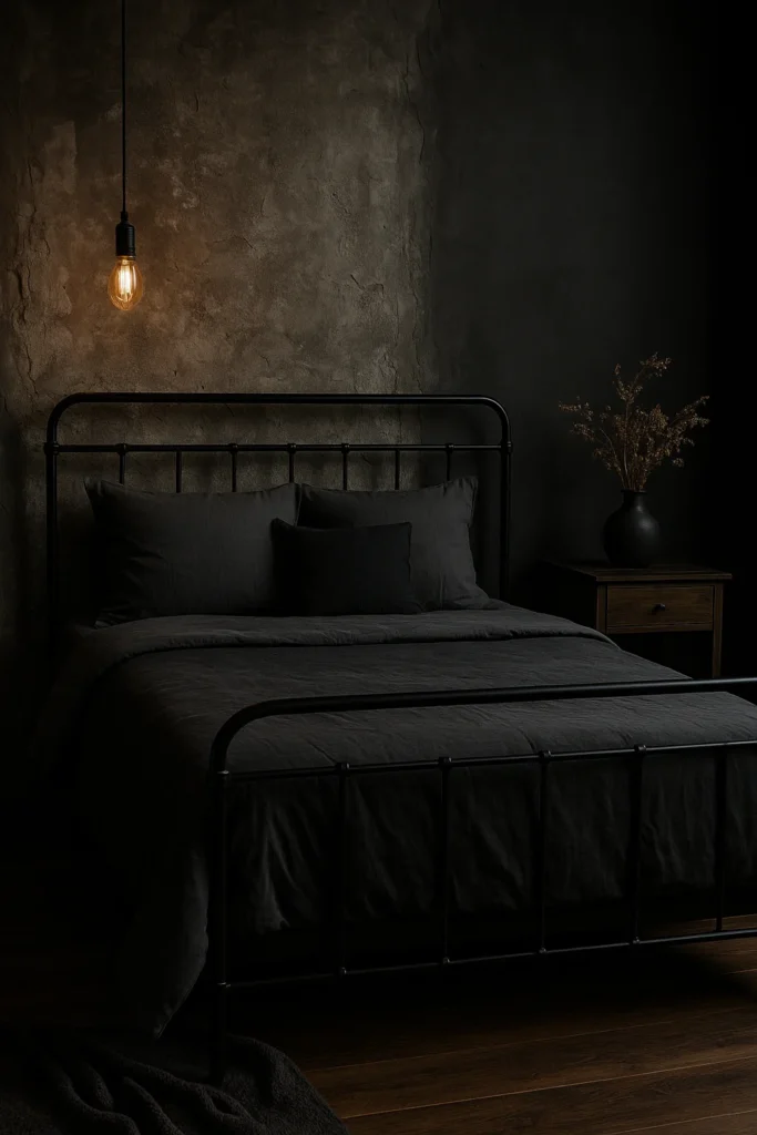 Discover 15 moody black bedroom ideas to create a bold, modern, and stylish space with cozy, dramatic, and timeless design inspiration.