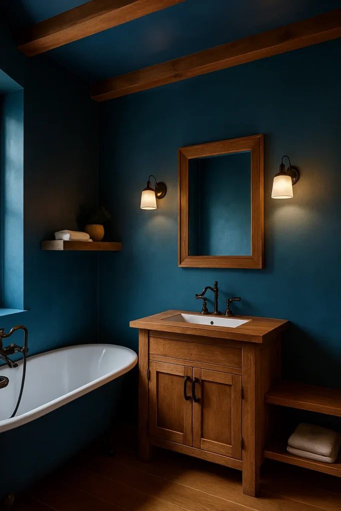 Discover 12 moody blue bathroom ideas that bring depth, style, and sophistication to your space. Perfect for modern, chic, and timeless designs.