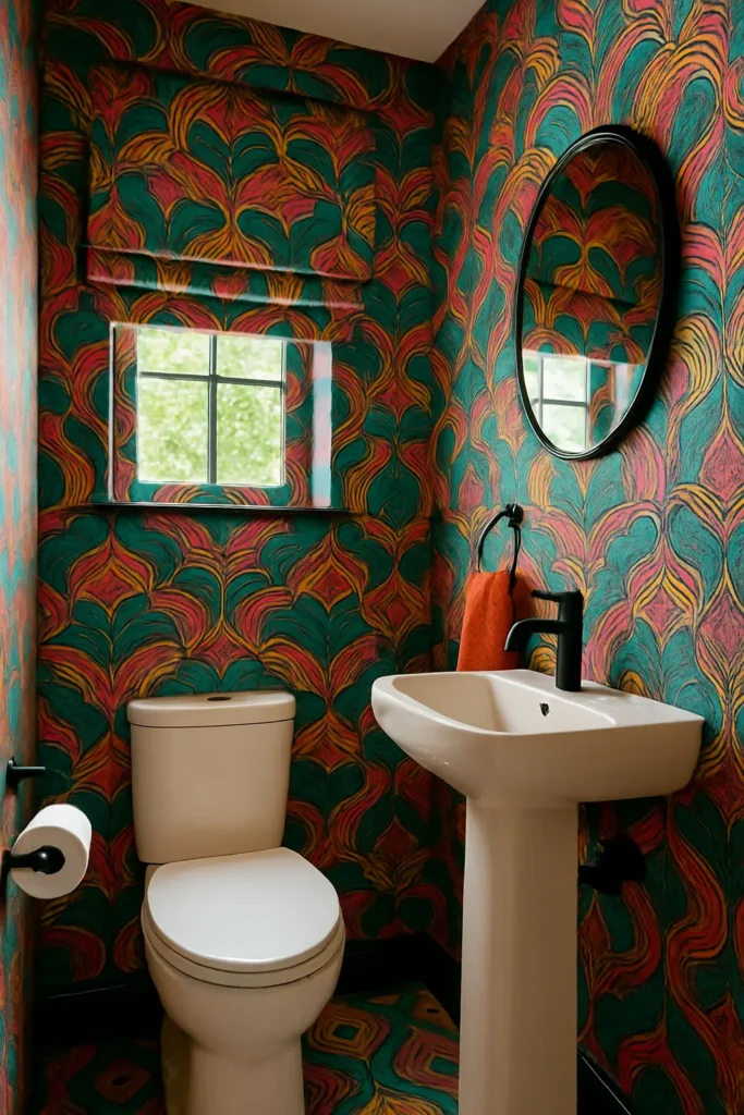 Discover 16 bold bathroom wallpaper ideas that bring style, personality, and a stunning statement to transform your bath space effortlessly.