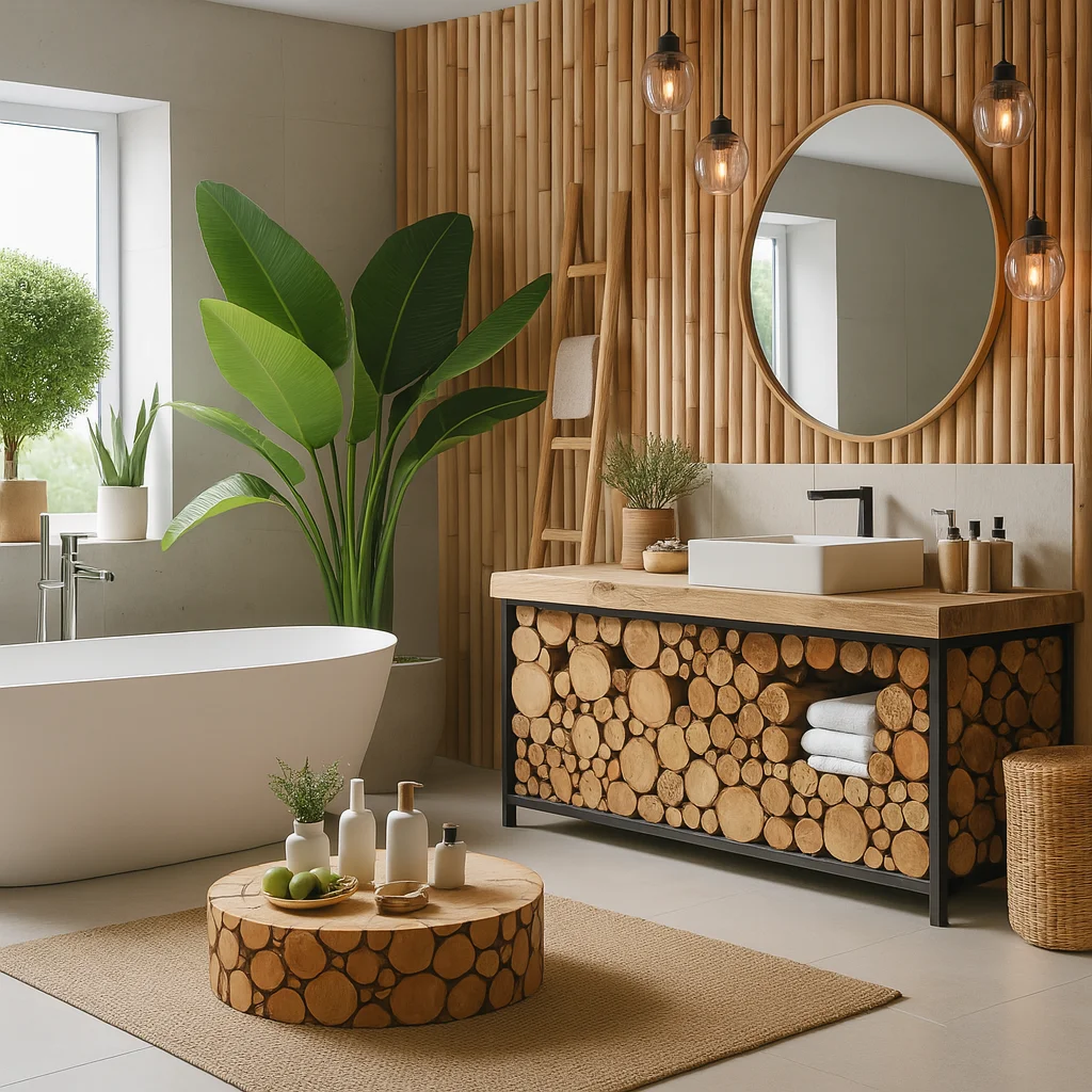 Explore 11 Organic Modern Bathroom Design Ideas that mix natural textures, earthy tones, and sleek style for a calming, spa-like retreat.