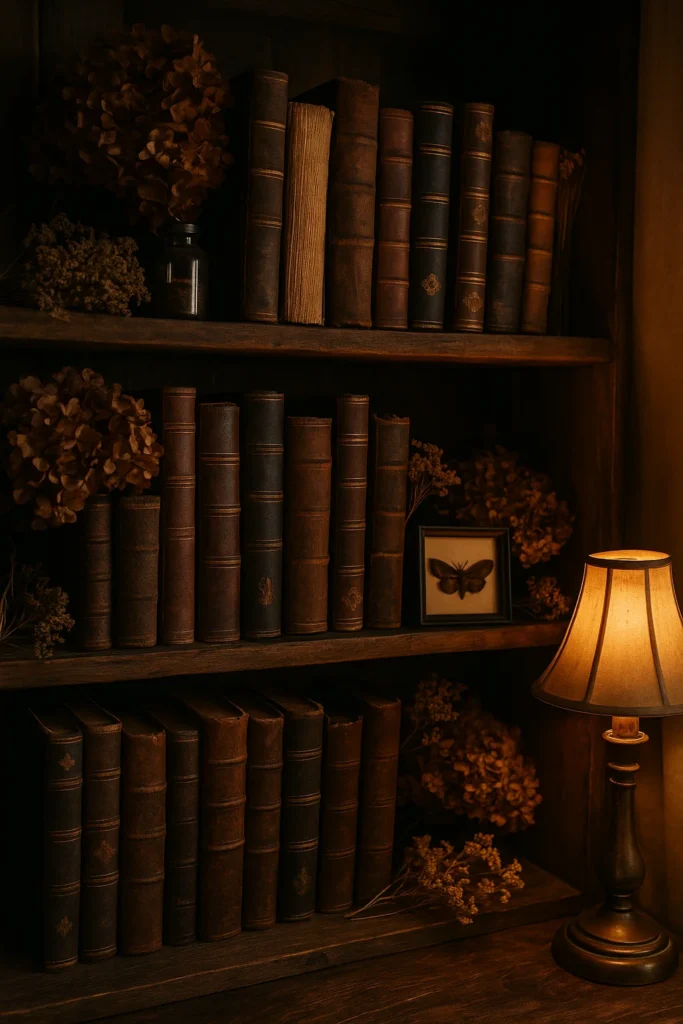 Discover 12 dark cottagecore bedroom ideas that blend moody tones, vintage charm, and cozy elegance.