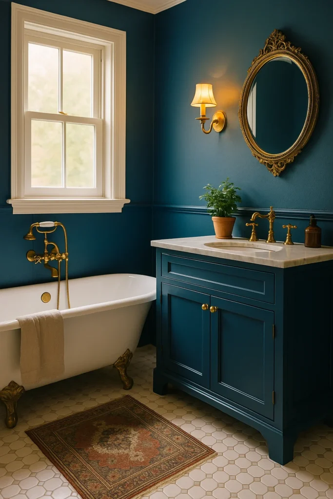 Discover 12 moody blue bathroom ideas that bring depth, style, and sophistication to your space. Perfect for modern, chic, and timeless designs.