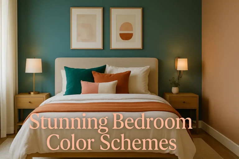 Explore 12 stunning bedroom color schemes to inspire your dream space. Elevate your interiors with timeless palettes, modern hues, and elegant design ideas.