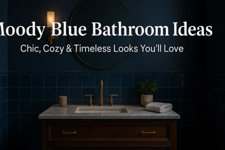 Discover 12 moody blue bathroom ideas that bring depth, style, and sophistication to your space. Perfect for modern, chic, and timeless designs.