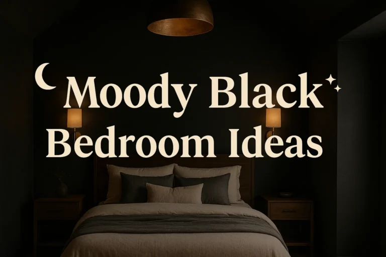 Discover 15 moody black bedroom ideas to create a bold, modern, and stylish space with cozy, dramatic, and timeless design inspiration.