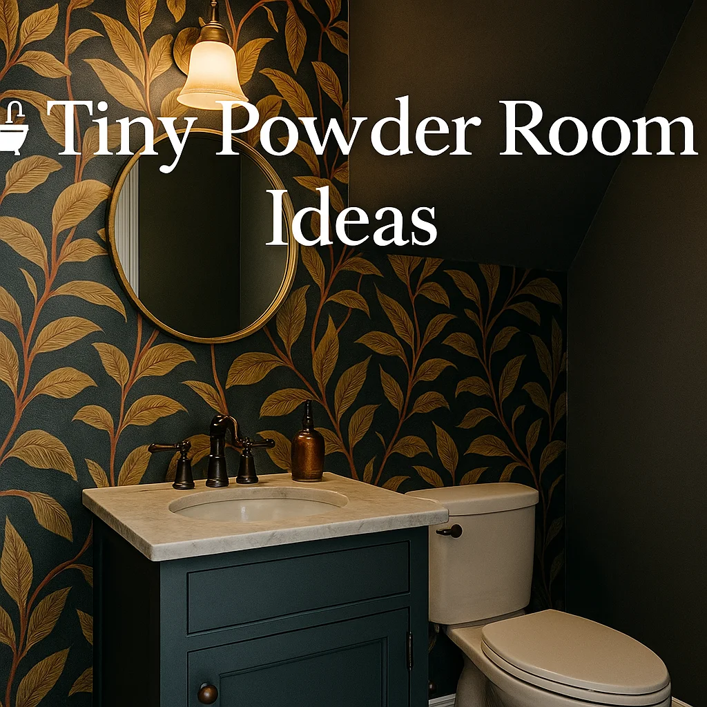 Discover 13 tiny powder room ideas to maximize style in small spaces. Get smart design tips to create a chic, functional bathroom you’ll love.