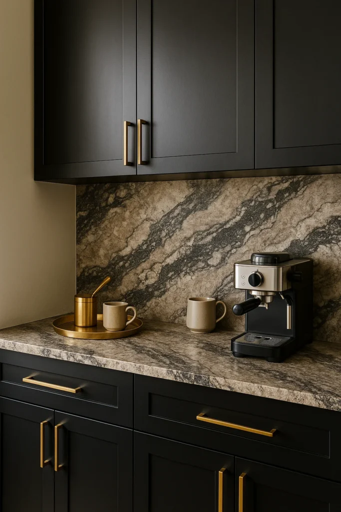 Discover 15 cute coffee bar ideas to create a cozy café vibe at home. Get inspired with charming setups, stylish décor, and easy ways to elevate your daily coffee routine.