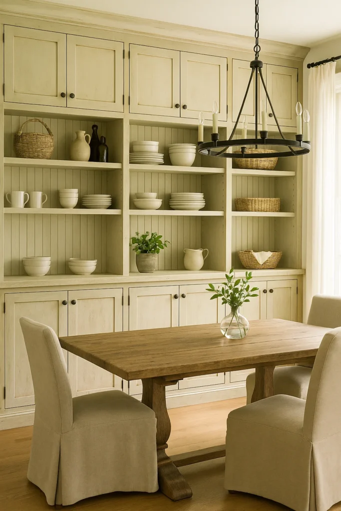 Discover 12 dining room built-in cabinets ideas that maximize storage while adding style. Smart, space-saving designs to keep your dining area organized and chic.