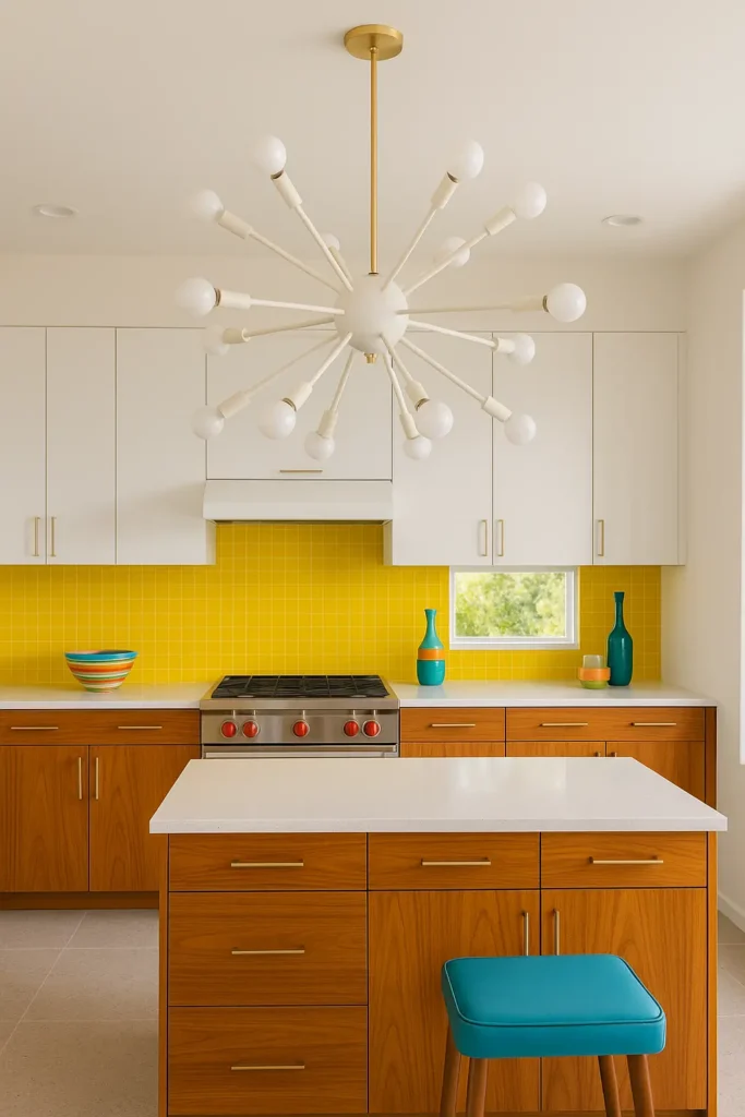 Explore 15 Midcentury Modern kitchen ideas that bring together retro charm and modern elegance.