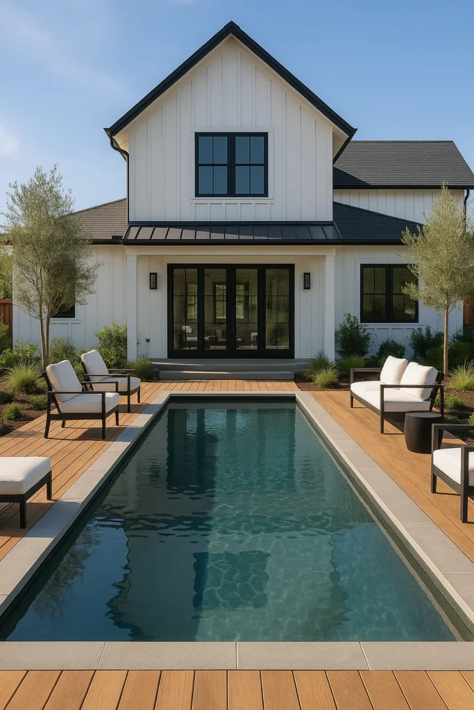 Discover 14 modern farmhouse exteriors that blend rustic charm with modern elegance. Get inspired by these stunning designs to instantly elevate your home’s curb appeal.