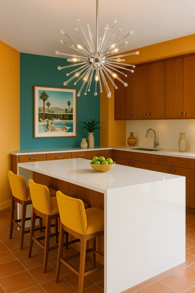 Explore 15 Midcentury Modern kitchen ideas that bring together retro charm and modern elegance.