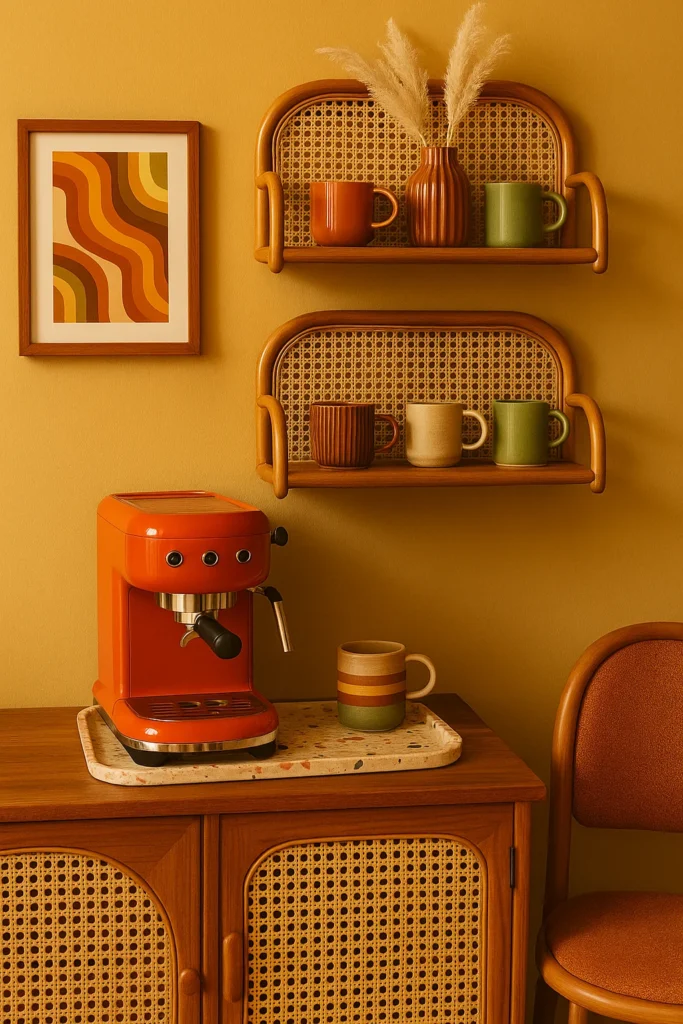 Discover 15 cute coffee bar ideas to create a cozy café vibe at home. Get inspired with charming setups, stylish décor, and easy ways to elevate your daily coffee routine.