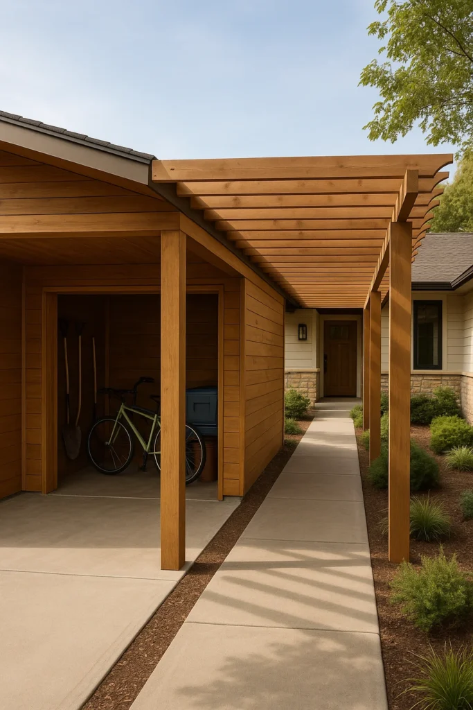 Explore 15 creative carport design ideas to transform your driveway. Get inspired by modern, stylish, and functional carport designs that enhance your home’s curb appeal.