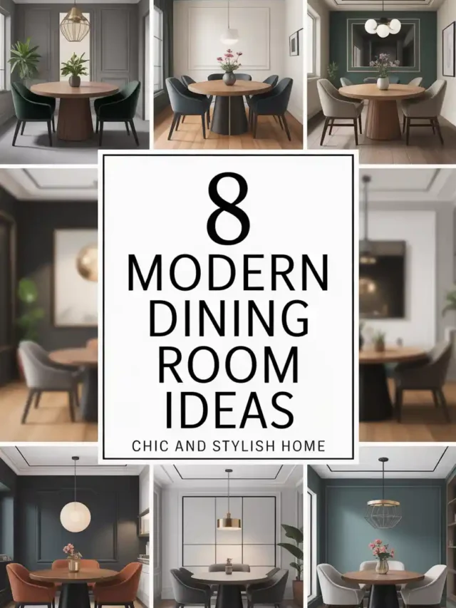 8 Modern Dining Room Ideas for a Chic and Stylish Home
